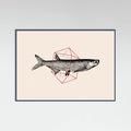 Fish In Geometrics Nº2 Poster – plakat og kunsttryk