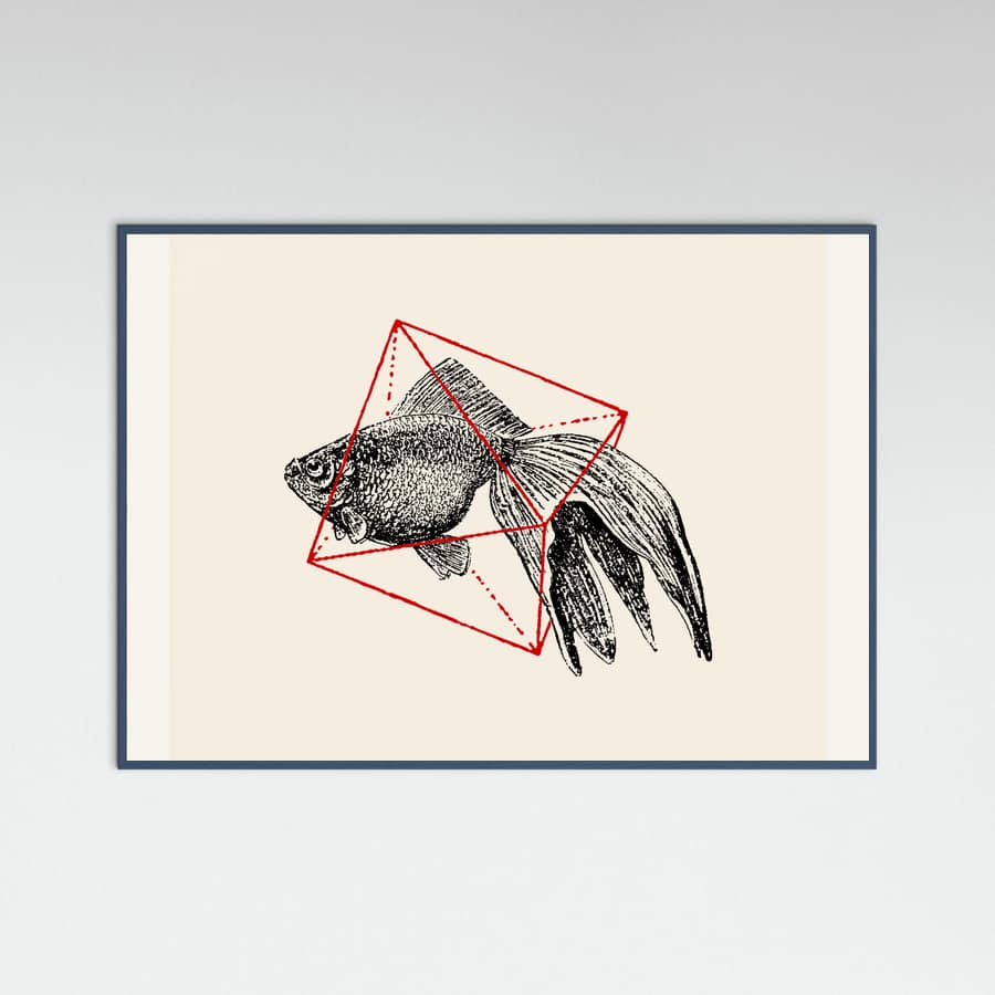 Poster Fish In Geometrics Nº3 – poster e stampa artistica