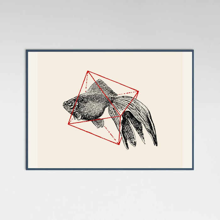 Poster Fish In Geometrics Nº3 – poster e stampa artistica