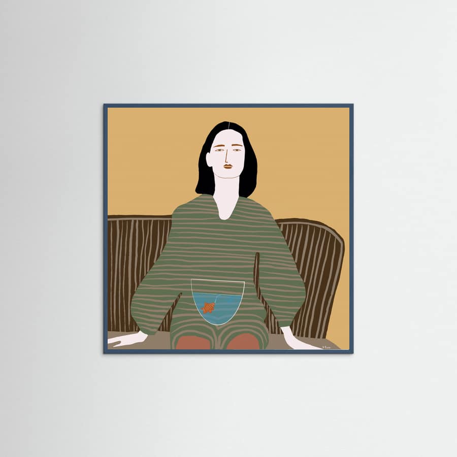 Fish lady Poster – poster och konsttryck
