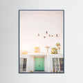 Flamingos In Palm Springs Poster – poster och konsttryck
