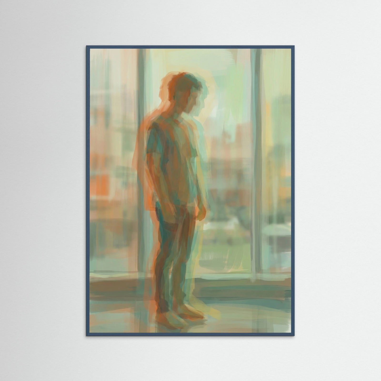 Teal Wood Fleeting Presence