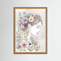 Teal Wood Floral Muse