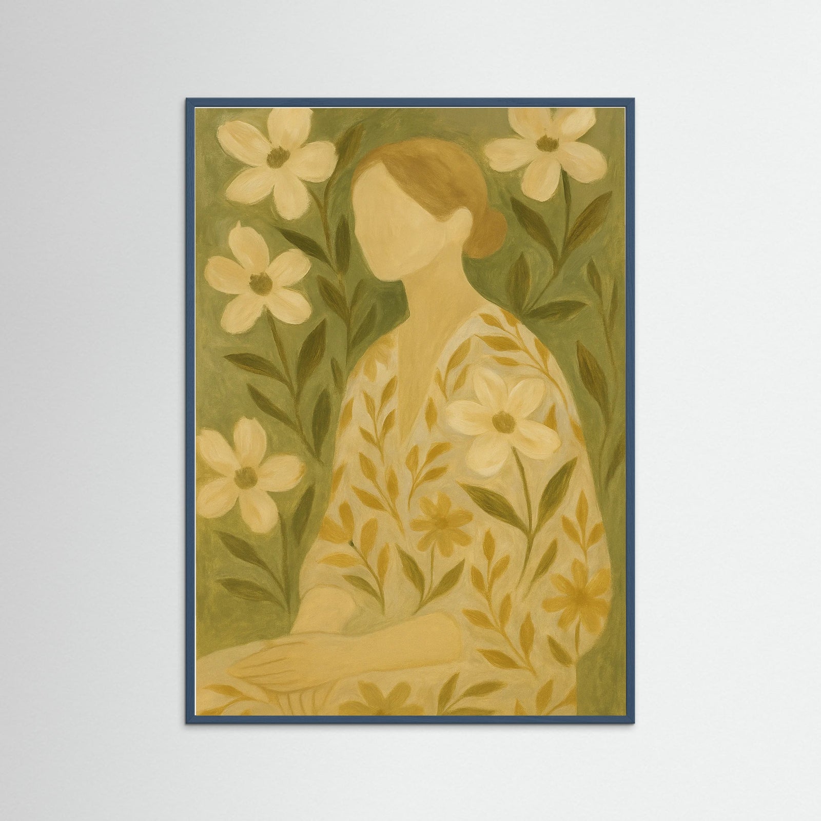 Teal Wood Floral Quiet