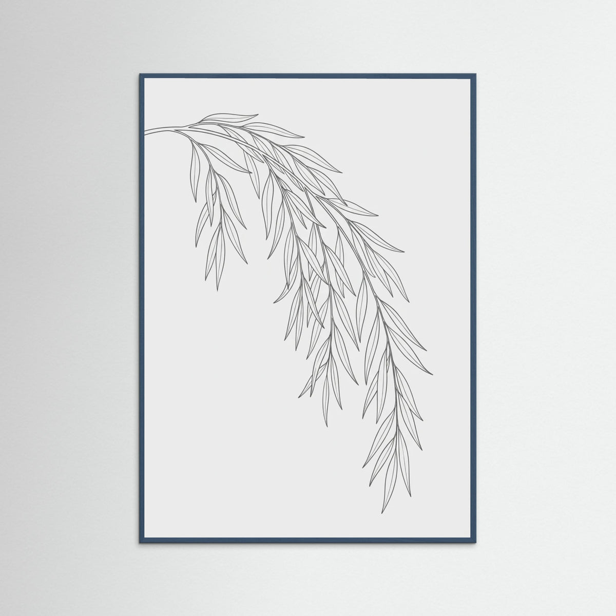 Teal Wood Floral Whispers