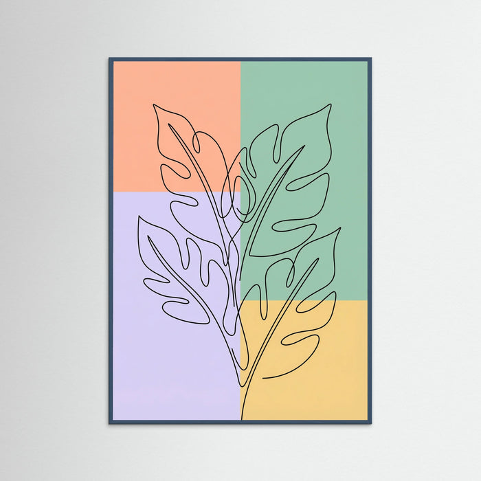 Teal Wood Flowing Botanicals