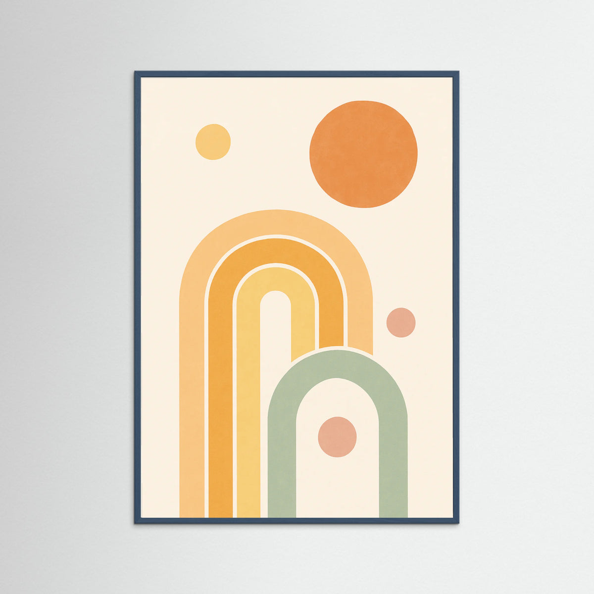 Teal Wood Flowing Curves