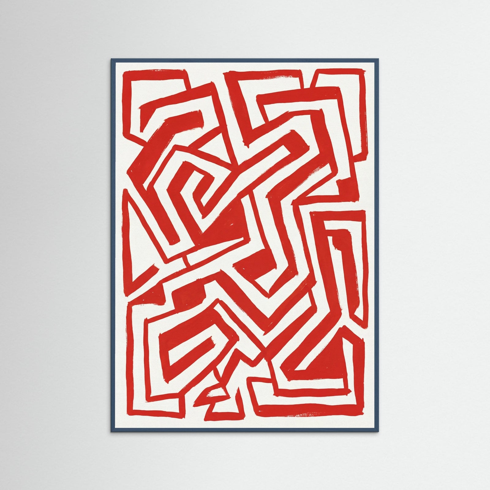 Teal Wood Flowing Paths