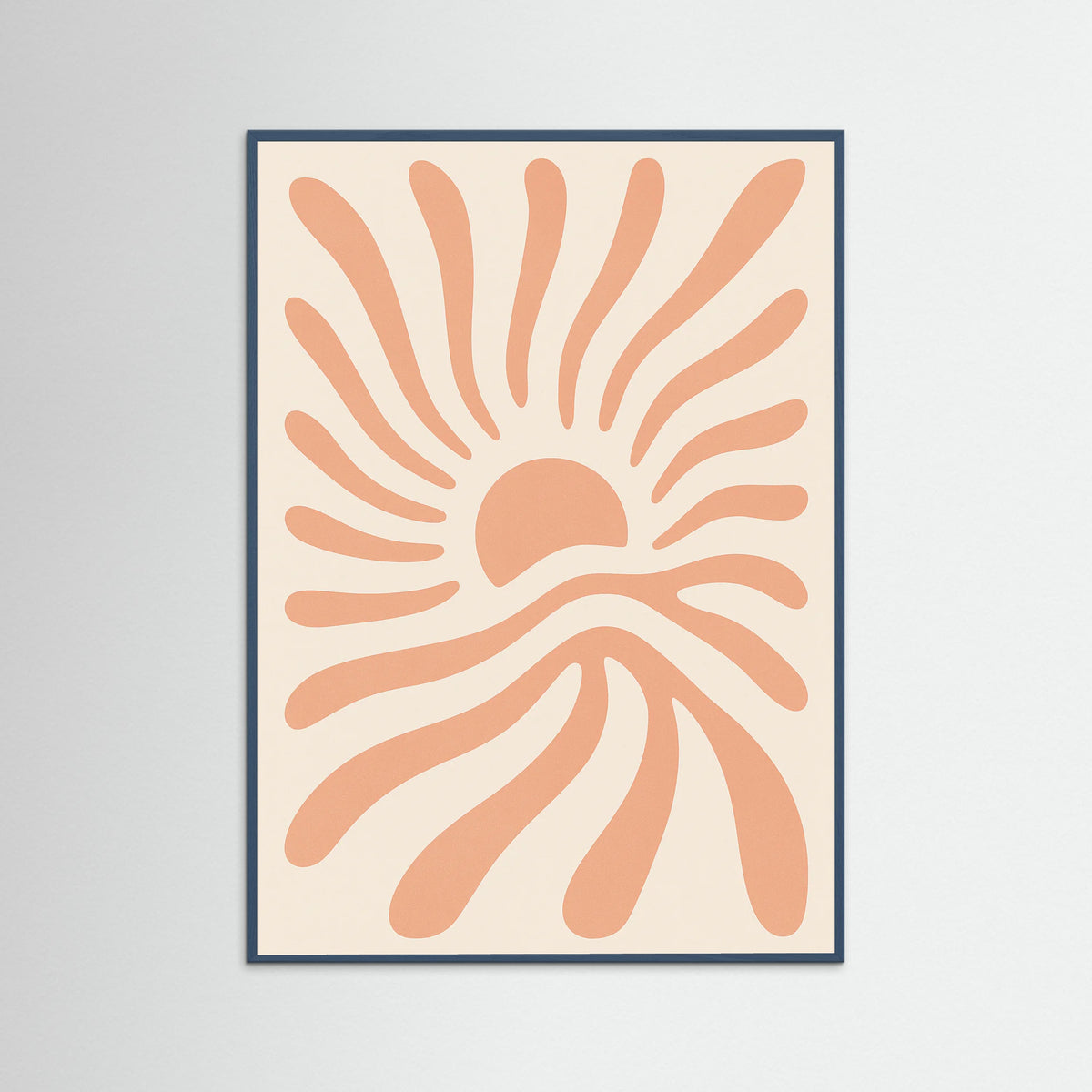 Teal Wood Flowing Rhythm