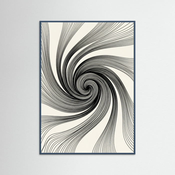Teal Wood Flowing Rhythm