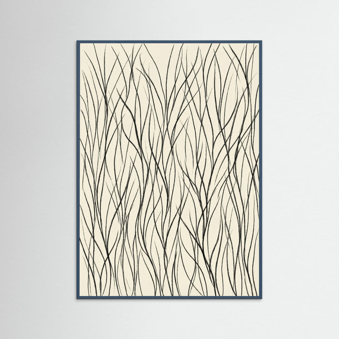 Teal Wood Flowing Rhythms