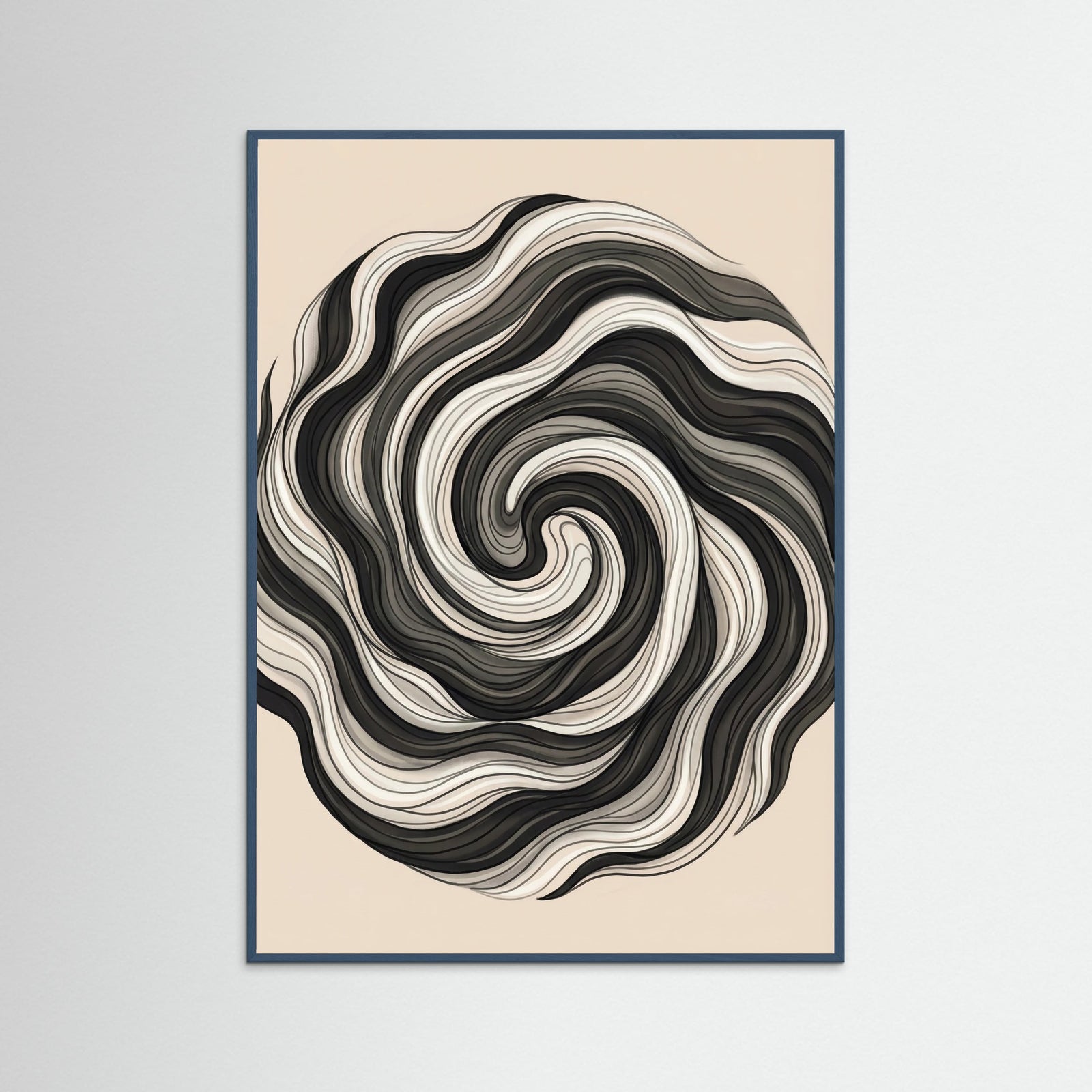 Teal Wood Flowing Strands
