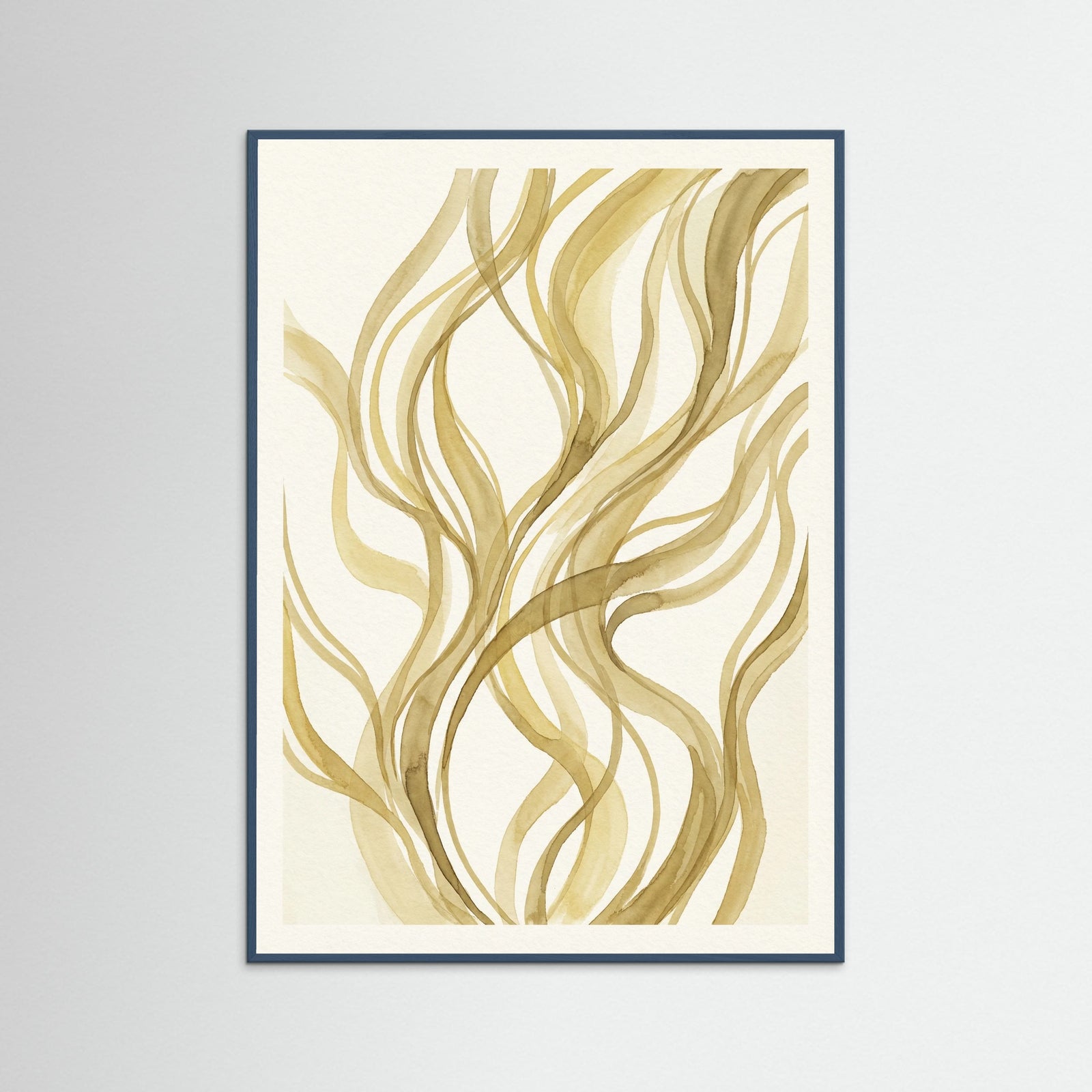 Teal Wood Fluid Bloom