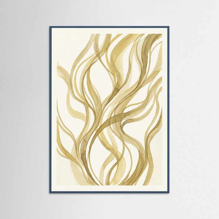 Teal Wood Fluid Bloom