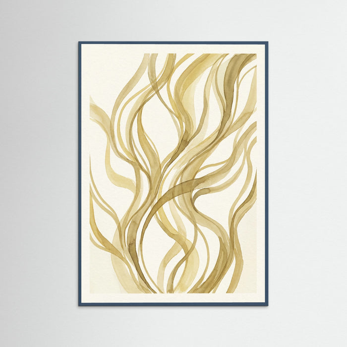 Teal Wood Fluid Bloom