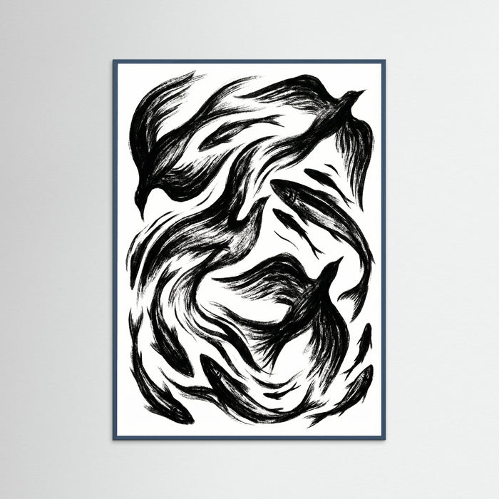 Teal Wood Fluid Expression