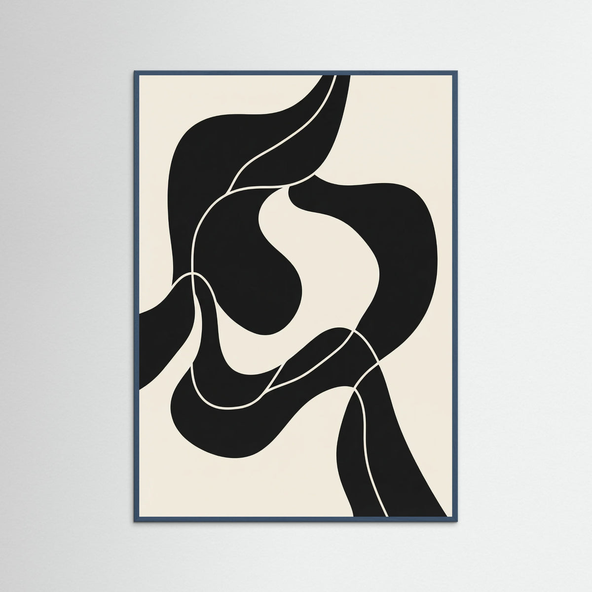 Teal Wood Fluid Forms