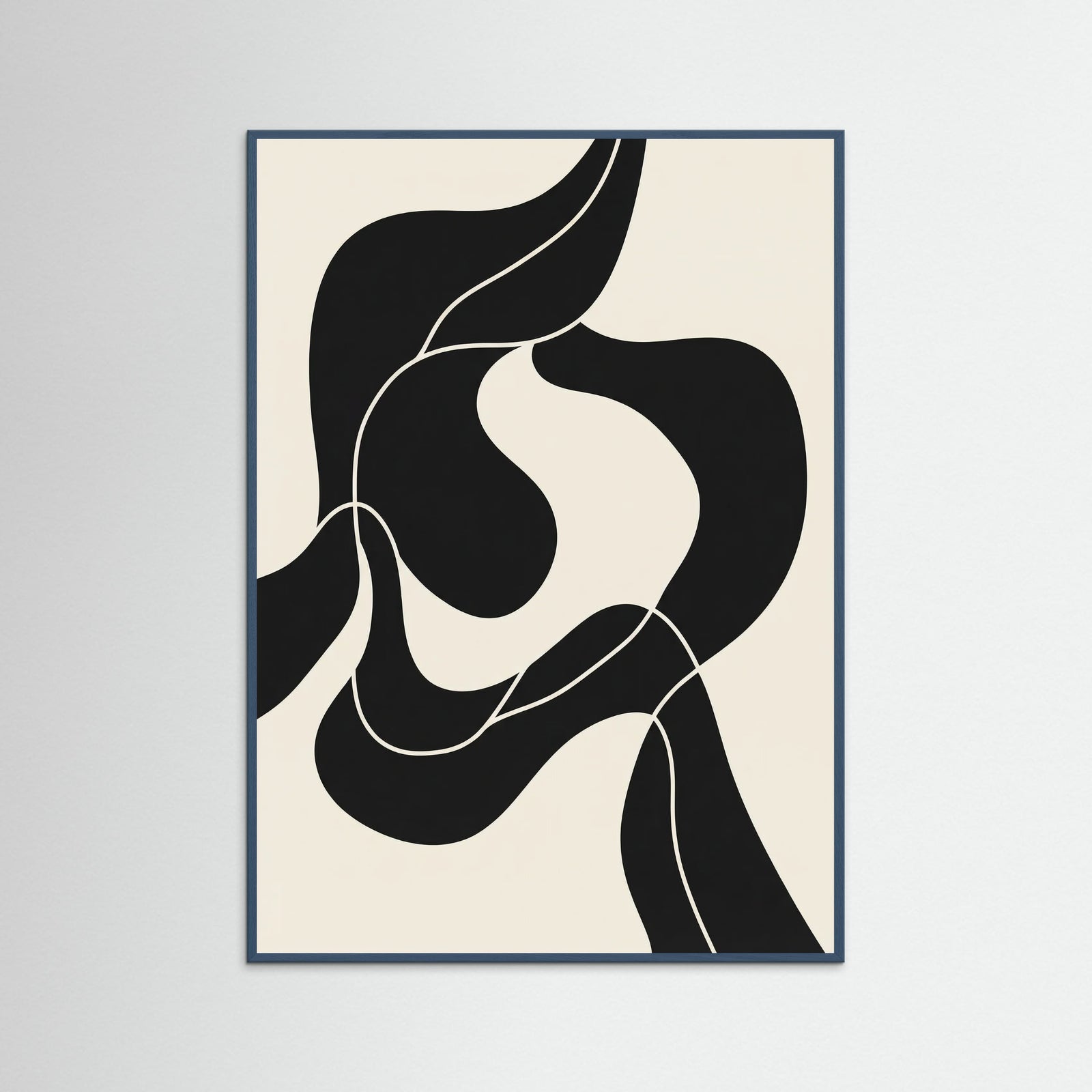 Teal Wood Fluid Forms