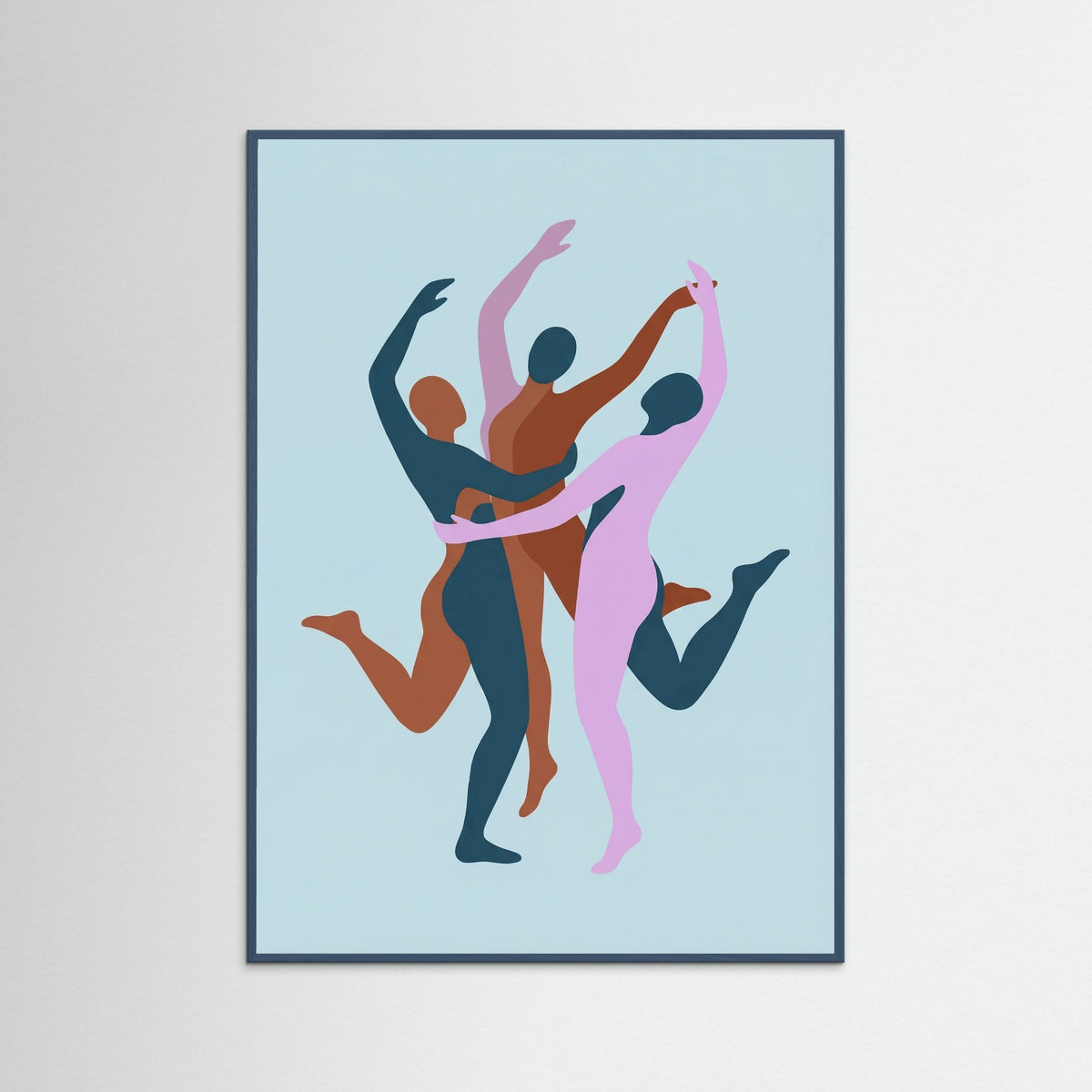 Teal Wood Fluid Movement