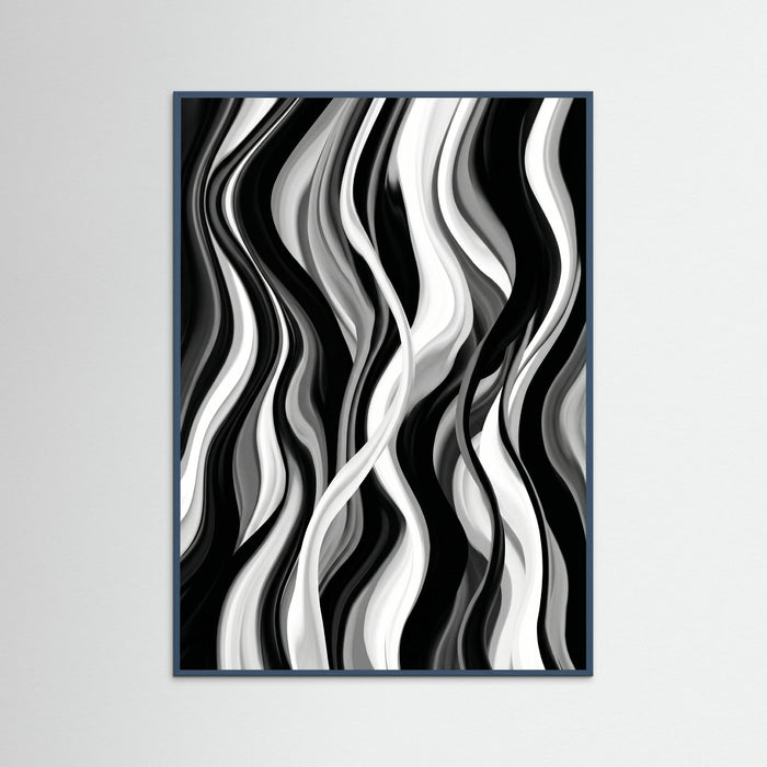 Teal Wood Fluid Rhythms
