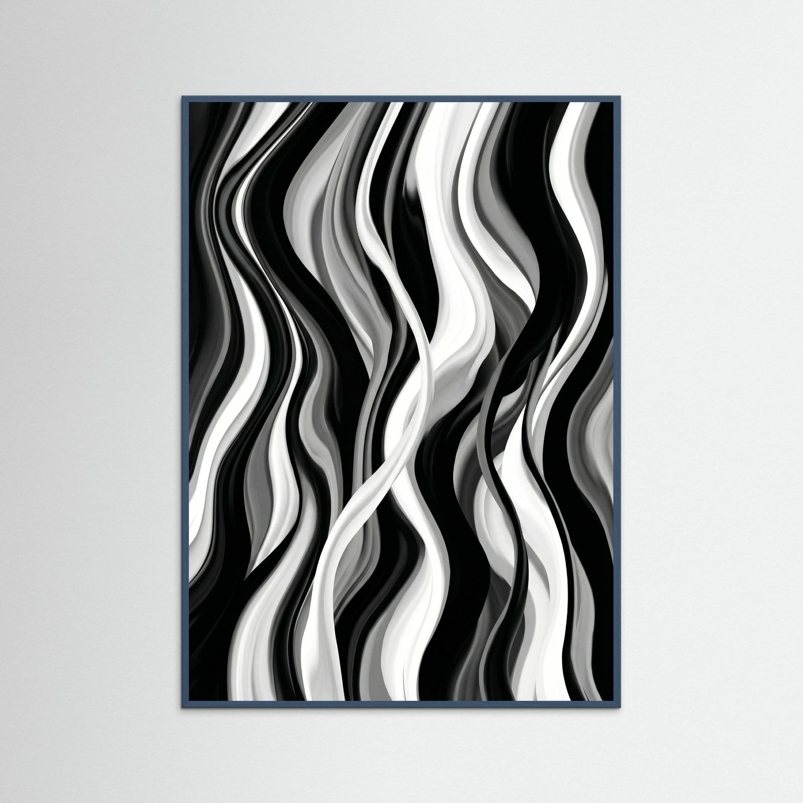 Teal Wood Fluid Rhythms