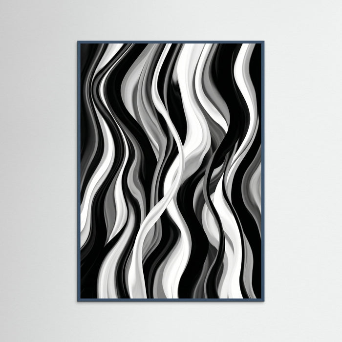 Teal Wood Fluid Rhythms