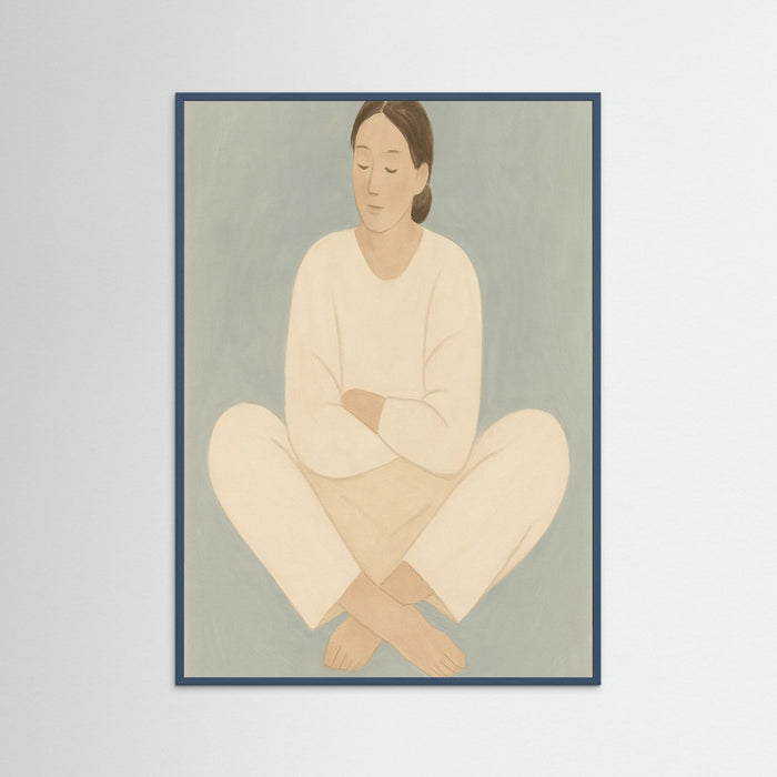 Teal Wood Folded Grace
