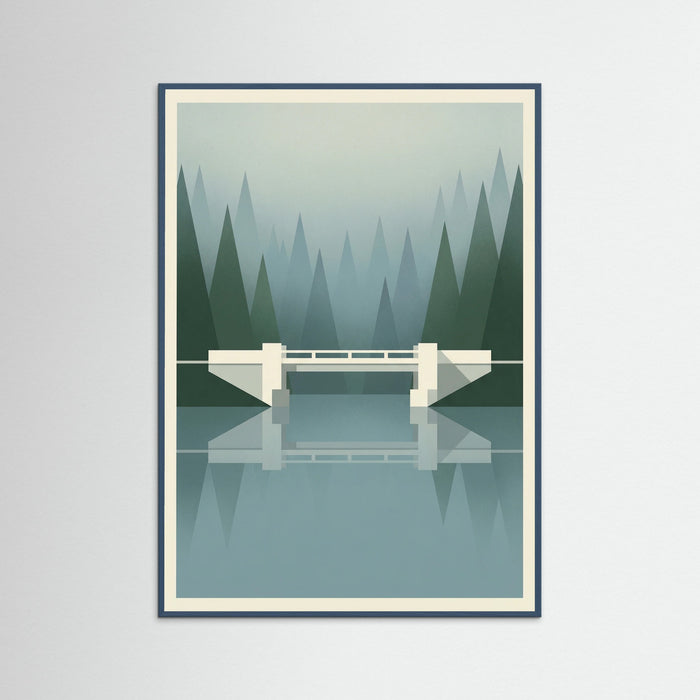 Teal Wood Forest Architecture