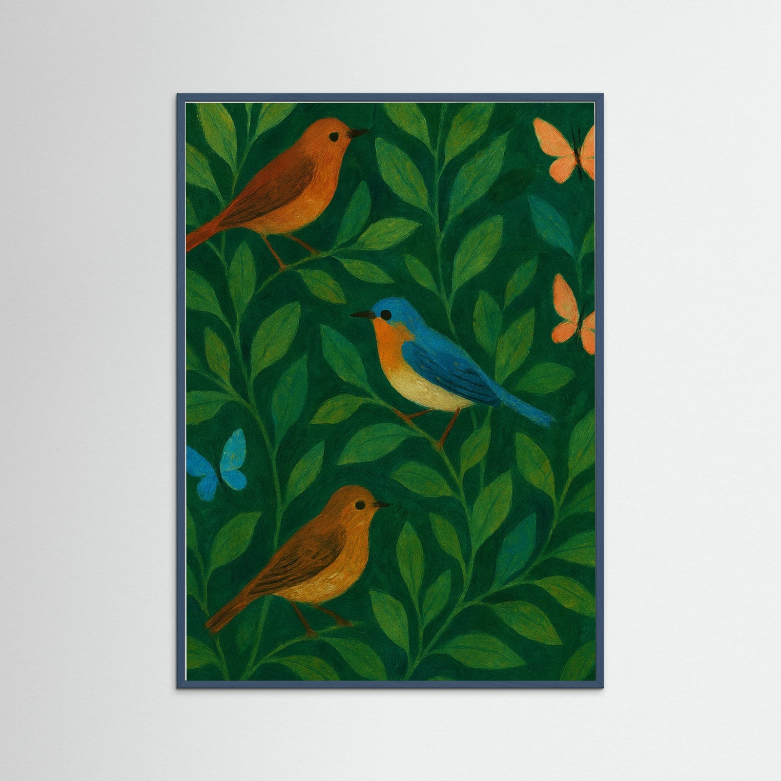 Teal Wood Forest Symphony