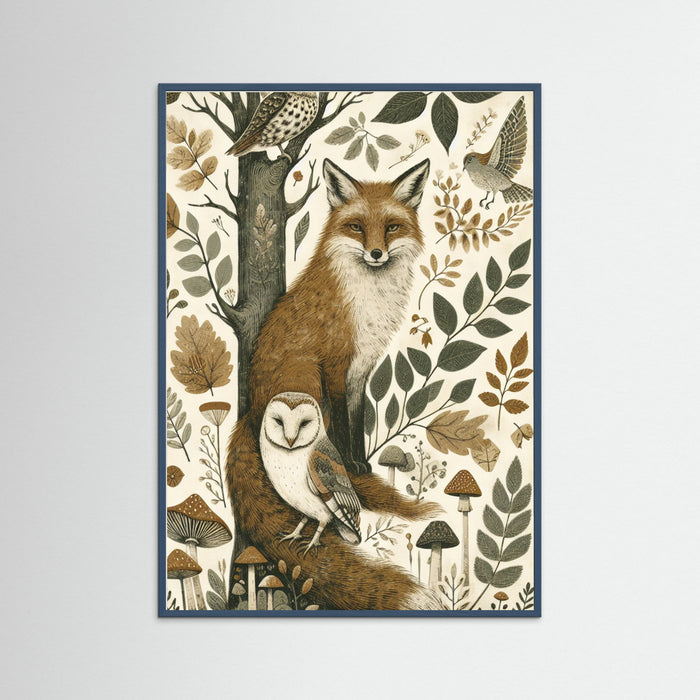 Teal Wood Forest Wisdom