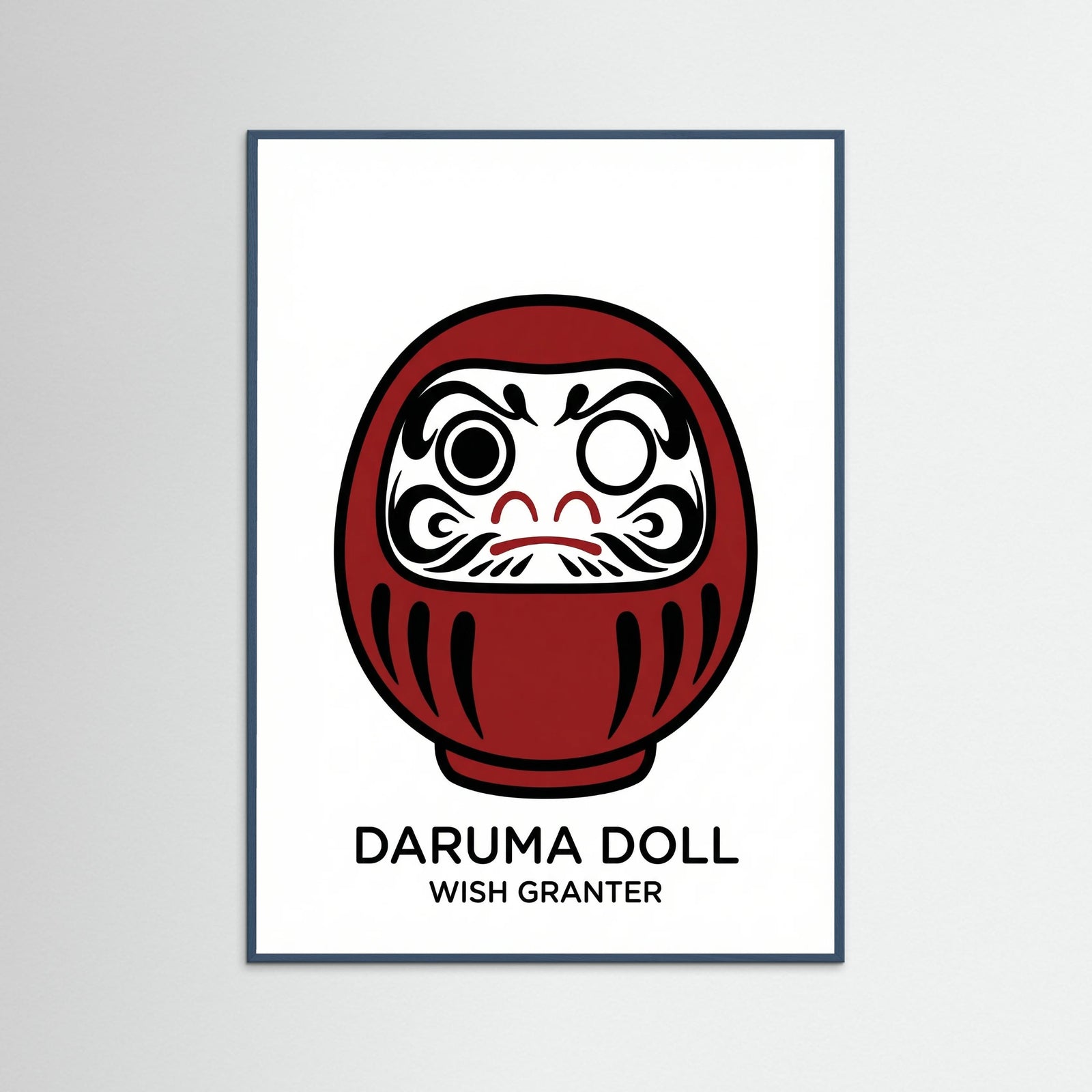 Teal Wood Fortune Cat Charm