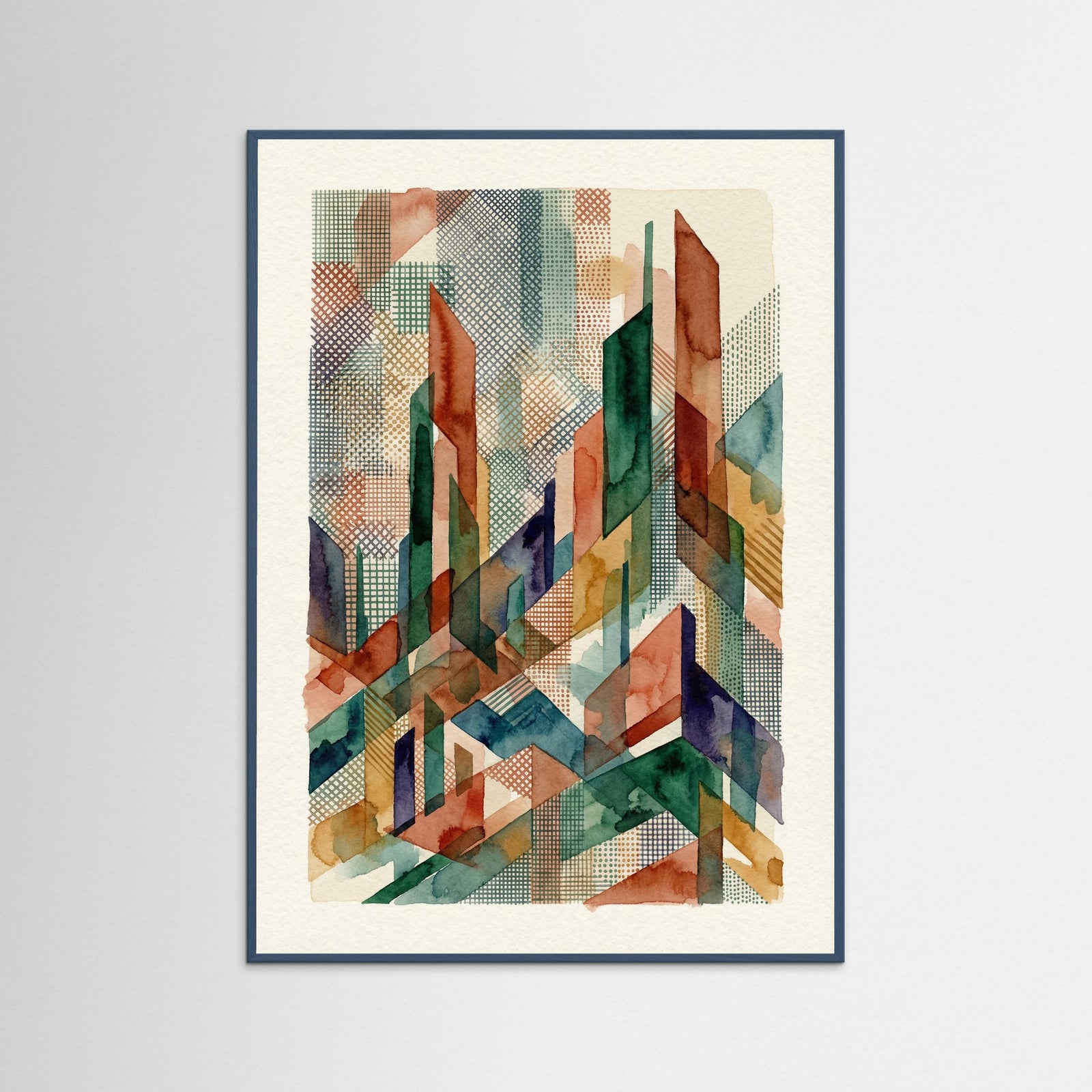 Teal Wood Fragmented Coastline