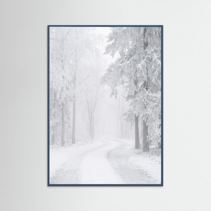 Teal Wood Frozen Calm