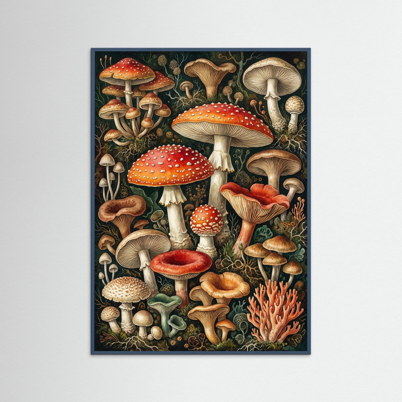 Teal Wood Fungal Fantasy