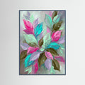 Teal Wood Garden Strokes