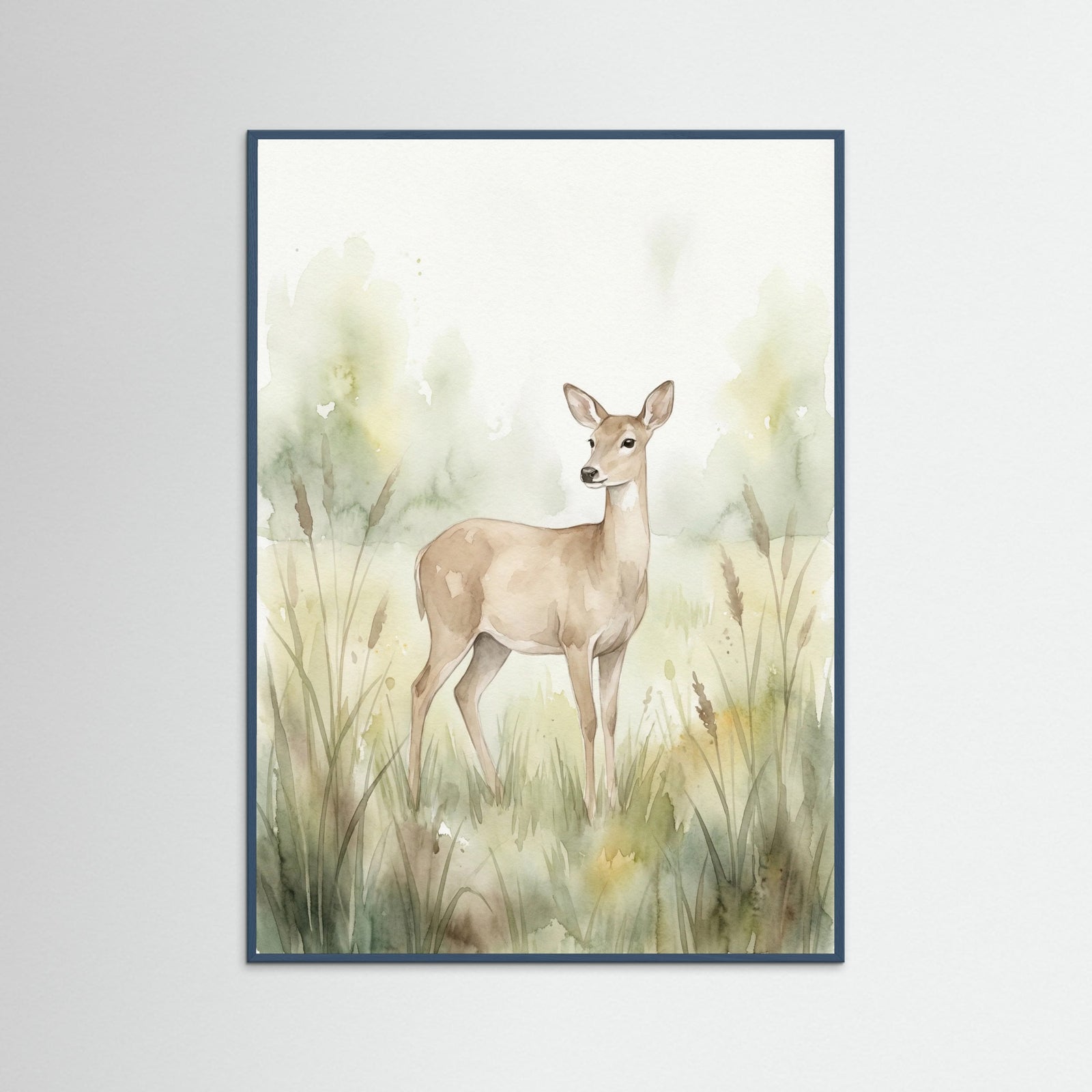 Teal Wood Gentle Bear