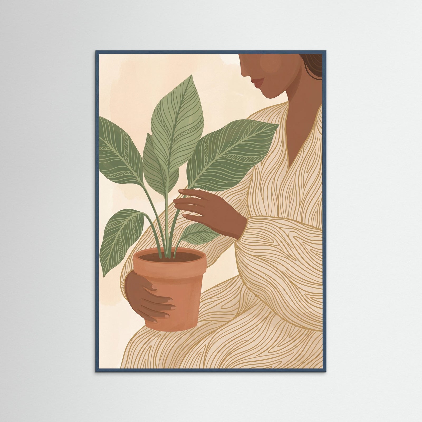 Teal Wood Gentle Companionship