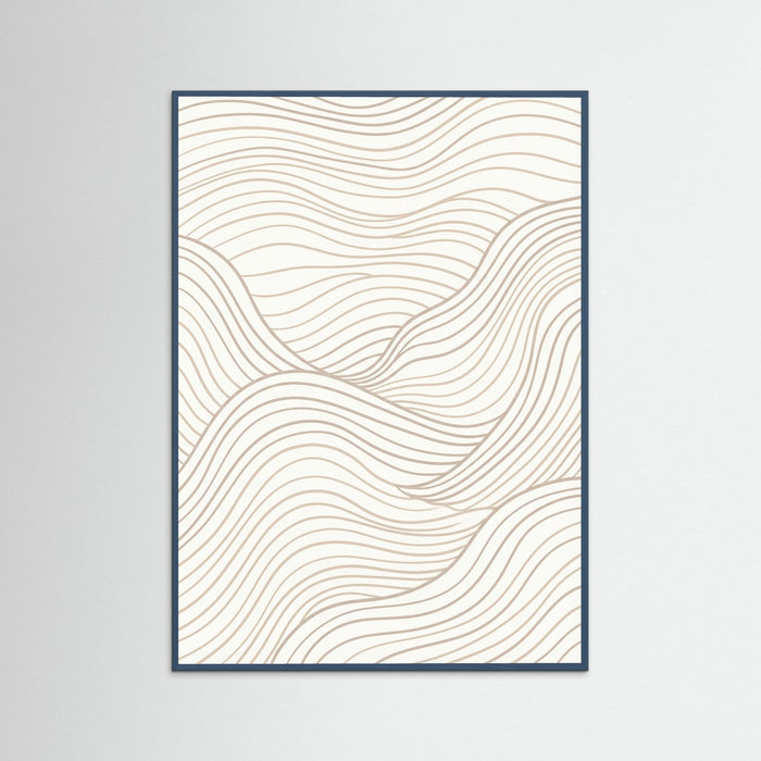 Teal Wood Gentle Curves