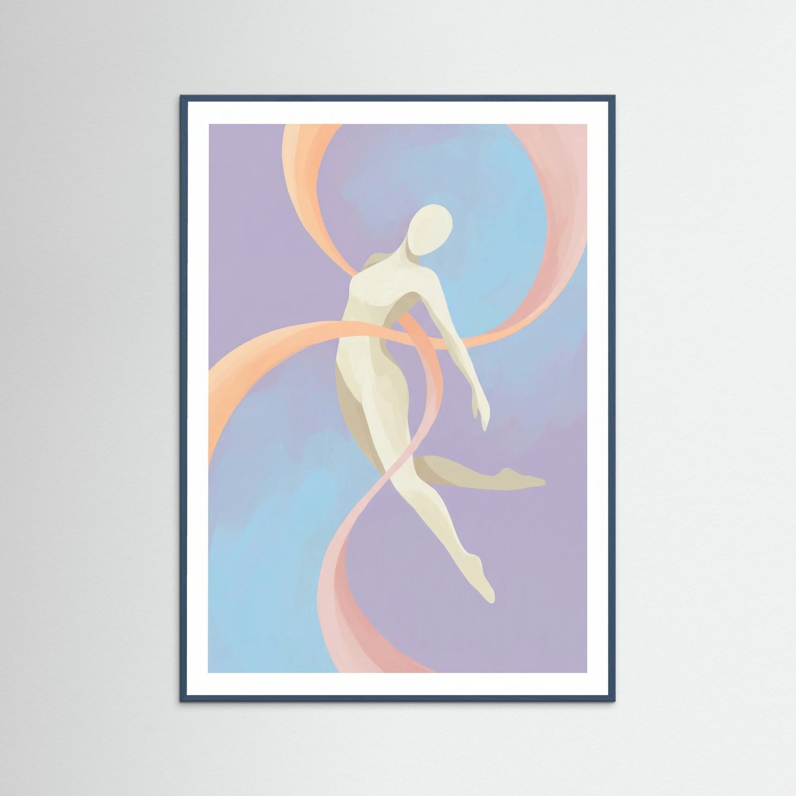 Teal Wood Gentle Embrace Blue