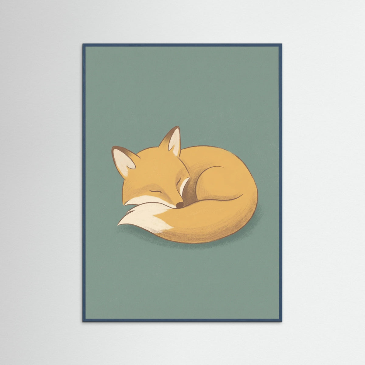 Teal Wood Gentle Goose