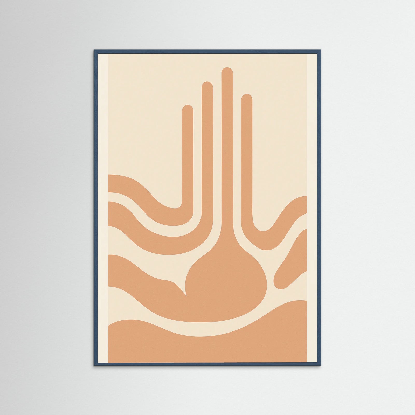 Teal Wood Gentle Swirls