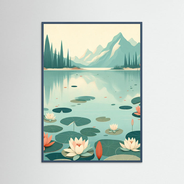 Teal Wood Gentle Waters