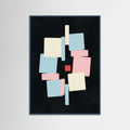 Teal Wood Geometric Focus