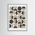 Teal Wood Geometric Rhythms