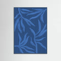 Affiche Ghost Fern 2 Indigo Monochrome – affiche et impression d’art