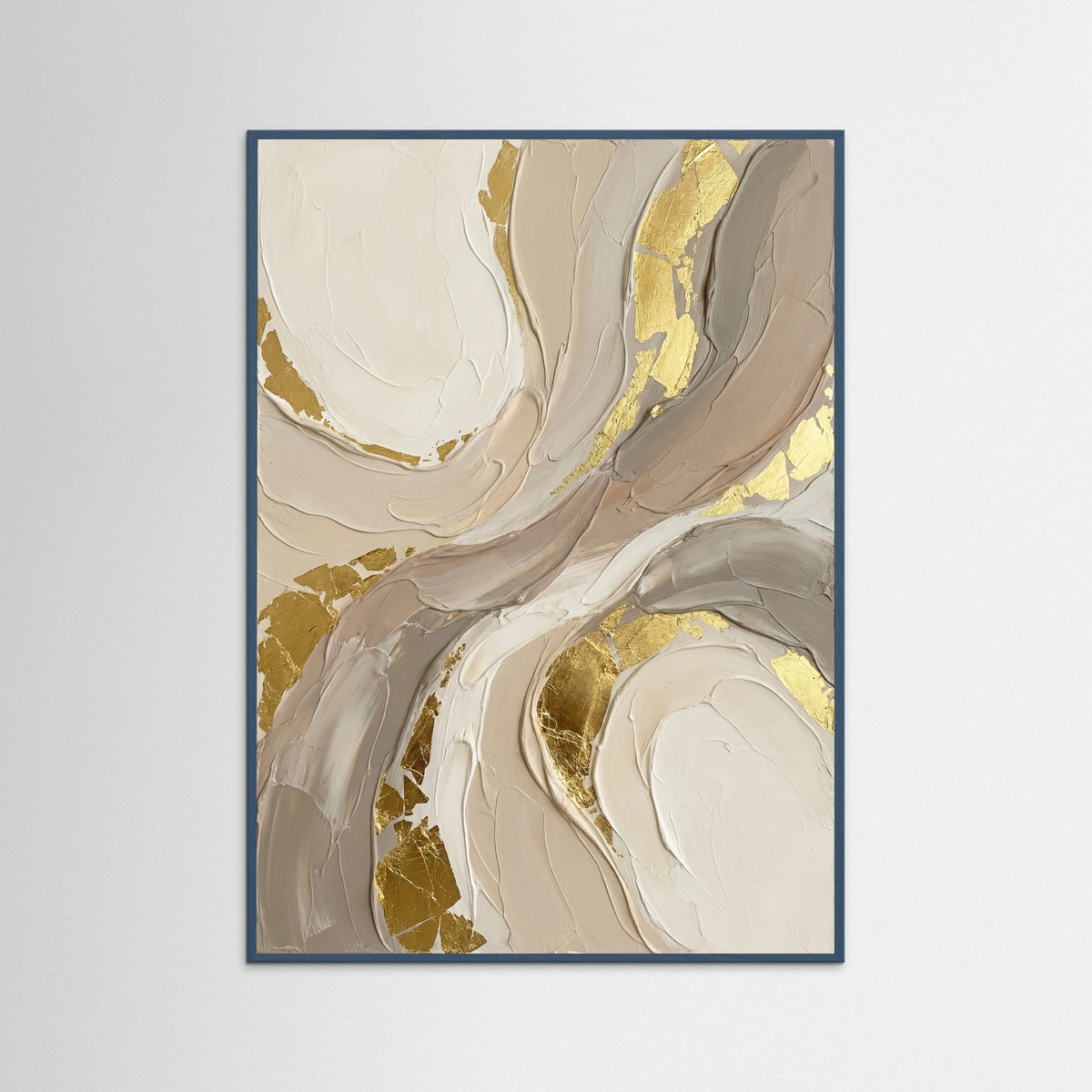 Teal Wood Gilded Mosaic