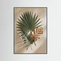 Teal Wood Gilded Tropics