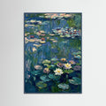 Teal Wood Giverny Irises