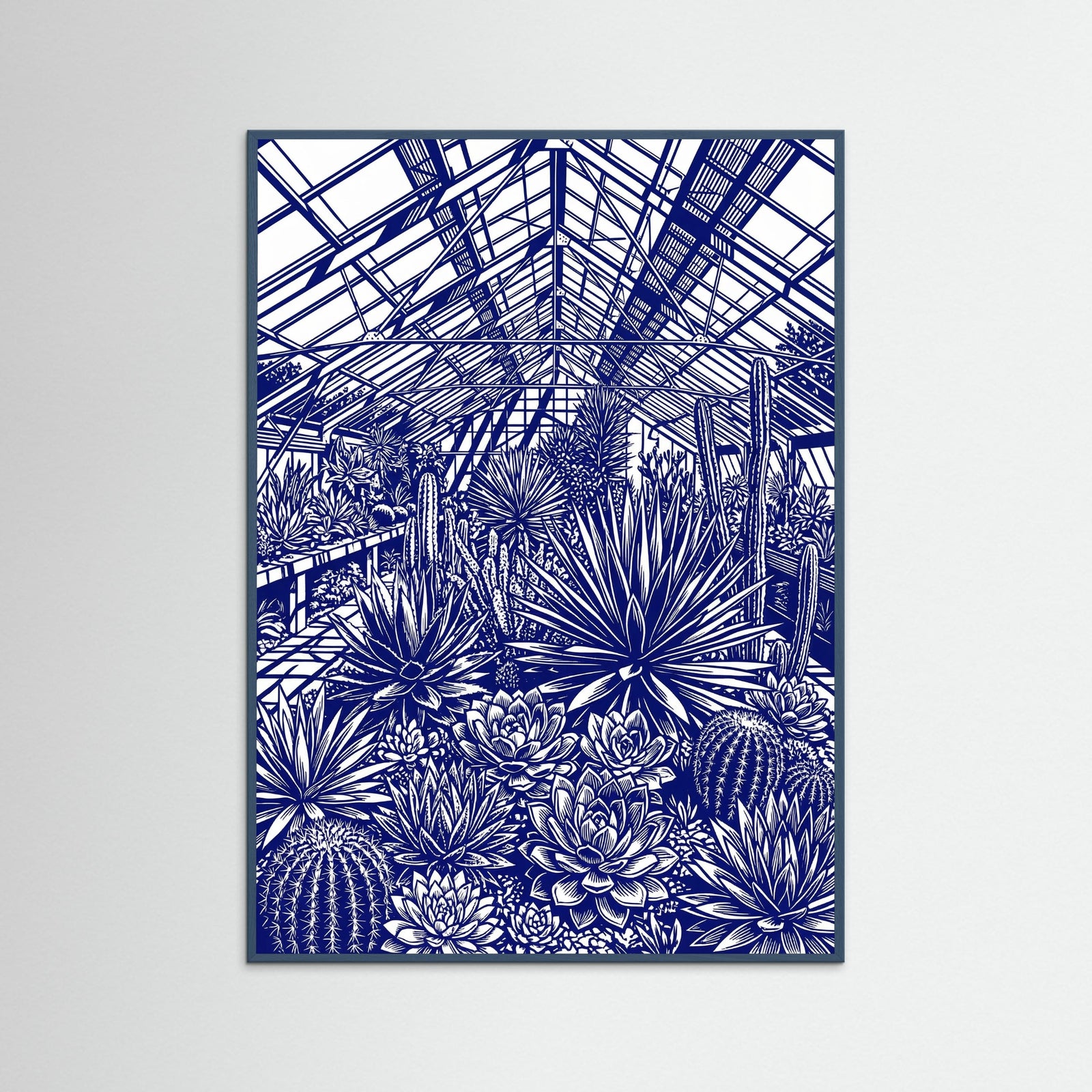 Teal Wood Glasshouse Canopy