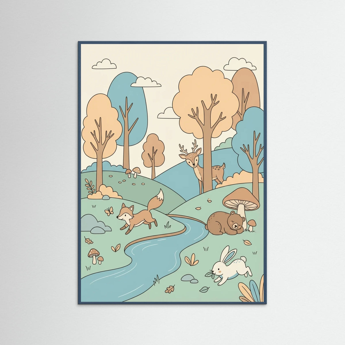 Teal Wood Global Friends Map